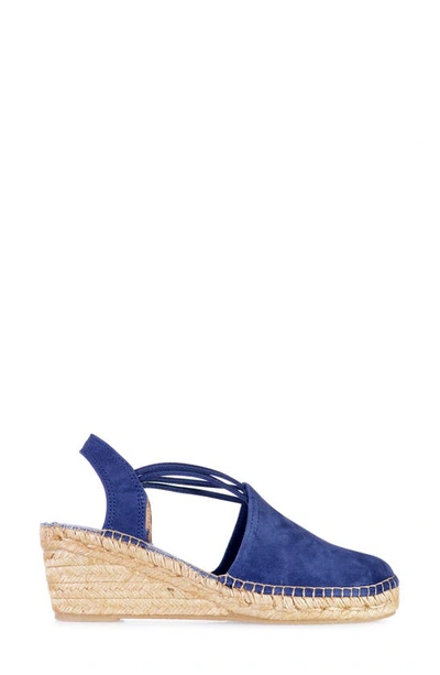 Shop Toni Pons 'tremp' Slingback Espadrille Sandal In Navy Suede