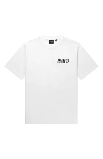 Daily Paper Logo Embroidered T-Shirt - White