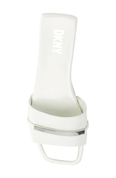 Shop Dkny Alaina Slide Sandal In White