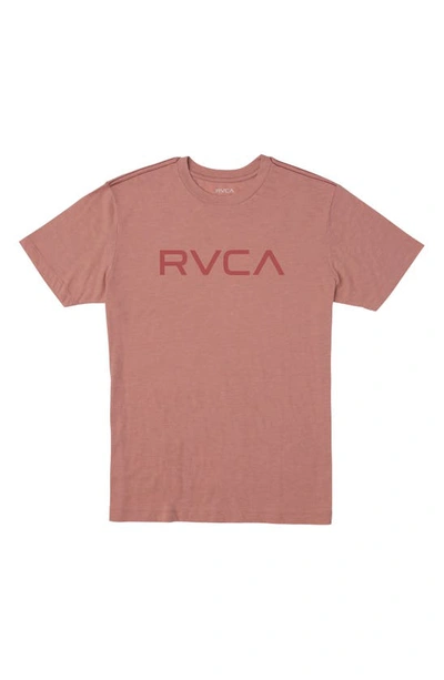 Shop Rvca Big  Logo T-shirt In Chai