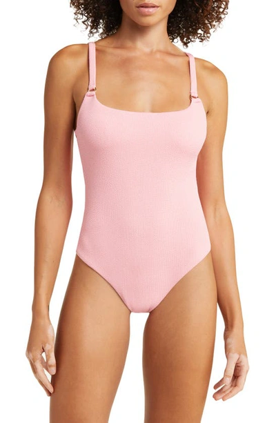 Shop Melissa Odabash Tosca One-piece Swimsuit In Rose Ridges