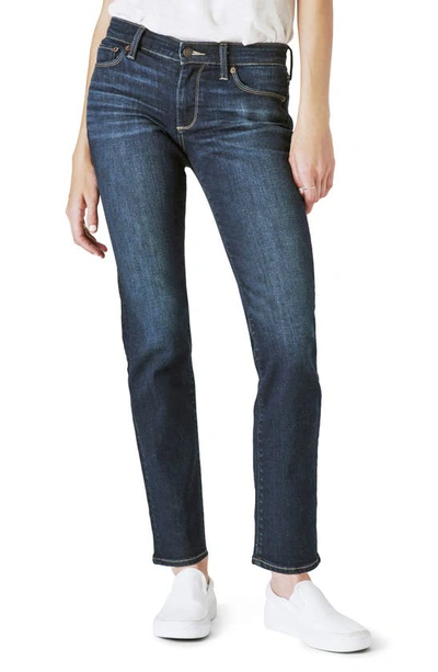Shop Lucky Brand Sweet Straight Mid Rise Straight Leg Jeans In Twilight B