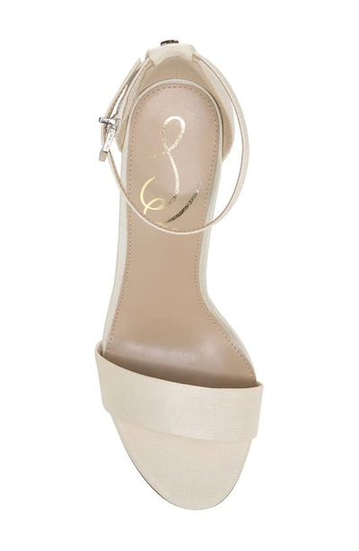 Shop Sam Edelman Yaro Ankle Strap Sandal In Pearl Ivory