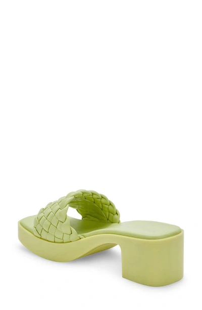 Shop Dolce Vita Goldy Platform Sandal In Lt Green Stella