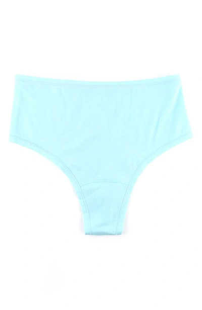 Shop Hanky Panky Playstretch High Rise Thong In Sky Dive