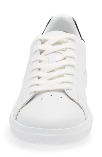 Shop Tory Burch Howell Court Sneaker In Titanium White / Perfect Black