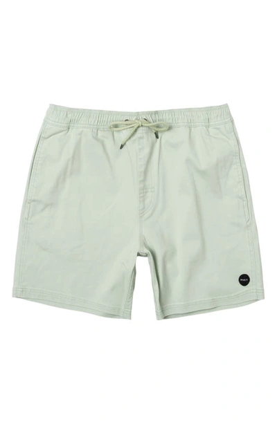 Rvca Escape Solid Shorts In Moondust
