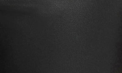 Nydj Marilyn Faux Leather High Rise Straight Jeans In Black In Black Coated