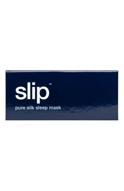 Shop Slip Pure Silk Sleep Mask In Navy