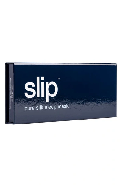 Shop Slip Pure Silk Sleep Mask In Navy