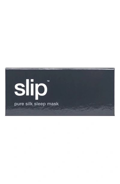 Shop Slip Pure Silk Sleep Mask In Charcoal
