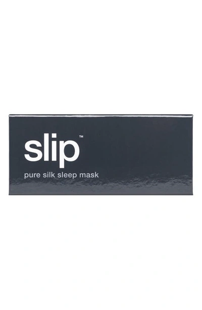Slip Pure Silk Sleep Mask In Charcoal