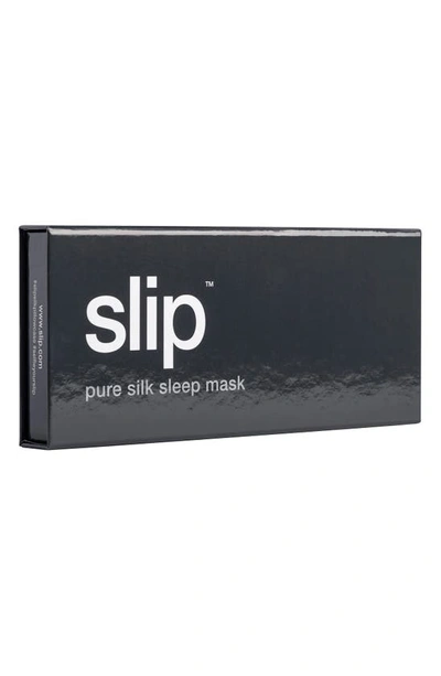 Slip Pure Silk Sleep Mask In Charcoal