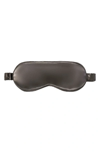Slip Pure Silk Sleep Mask In Charcoal