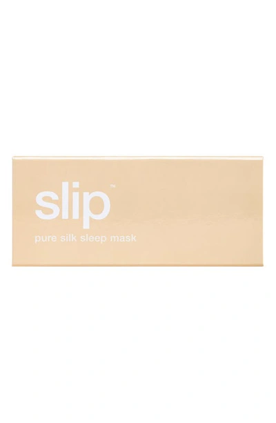 Shop Slip Pure Silk Sleep Mask In Caramel