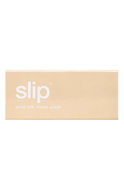 Slip Pure Silk Sleep Mask In Caramel