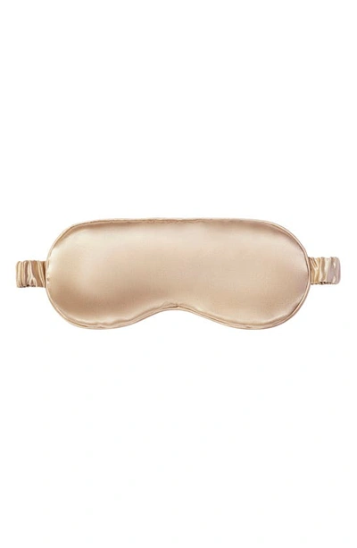 Slip Pure Silk Sleep Mask In Caramel