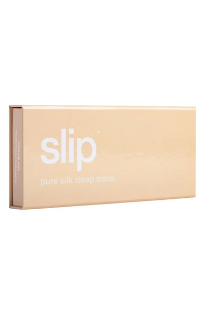 Slip Pure Silk Sleep Mask In Caramel