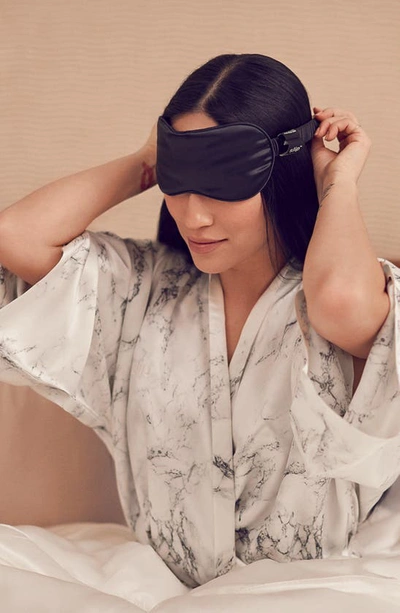 Slip Pure Silk Sleep Mask In Black