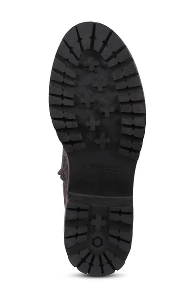 Gentle Souls By Kenneth Cole Brandon Lug Sole Knee High Boot In Charcoal Suede