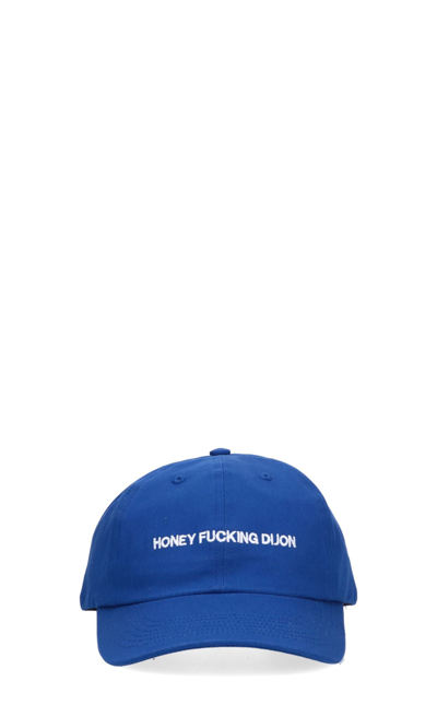 Shop Honey Fucking Dijon Men's Blue Cotton Hat