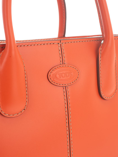 Shop Tod's Women's Orange Leather Handbag