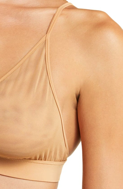 Nude Barre 10 Am Mesh Wireless Bra In 11am