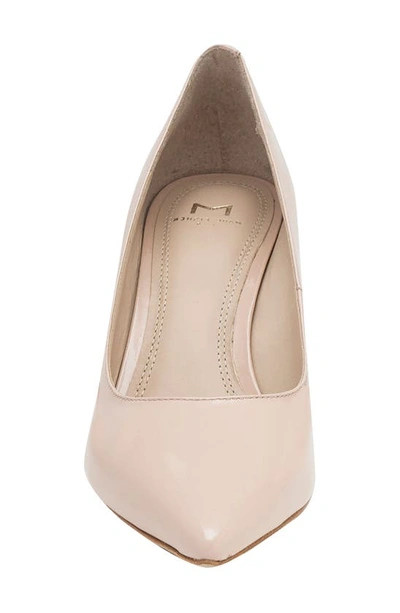 Shop Marc Fisher Ltd Zala Block Heel Pump In Light Natural 263