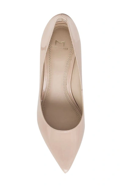 Shop Marc Fisher Ltd Zala Block Heel Pump In Light Natural 263