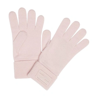 Shop Fendi Baguette Gloves In Rose