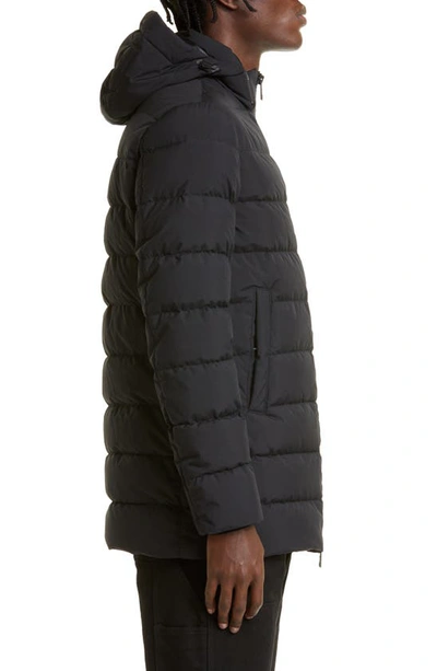Shop Herno Laminar Gore-tex® Infinium™ Windstopper® Quilted Down Parka In Black