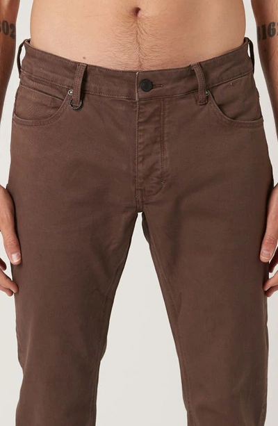 Shop Neuw Denim Lou Slim Fit Twill Jeans In Brown
