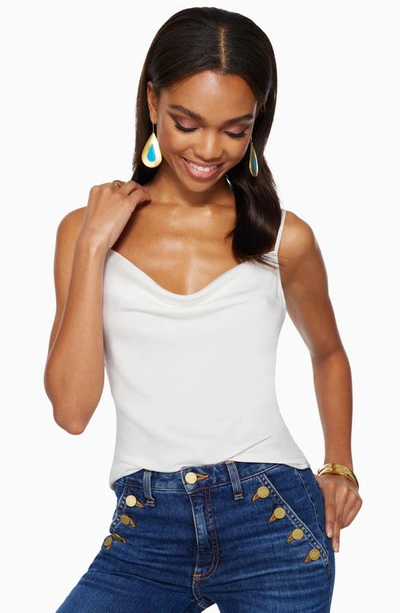 Shop Ramy Brook Abigail Cowl Neck Camisole In Ivory