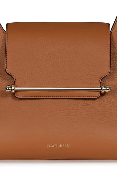 Strathberry Multrees Leather Hobo In Tan