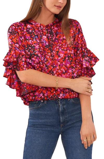 Vince camuto best sale floral blouse