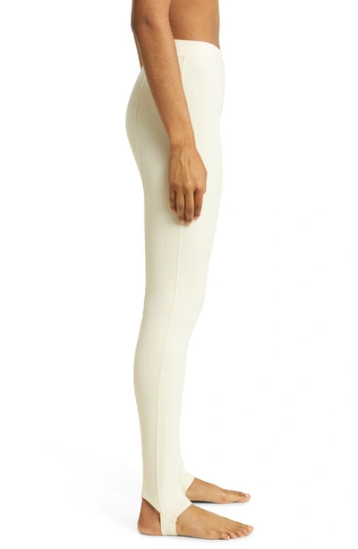 Shop Alo Yoga Airbrush Enso High Waist Stirrup Leggings In French Vanilla