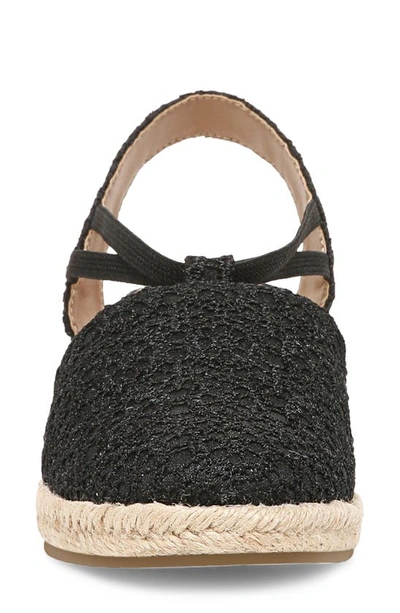 Lifestride Katrina 2 Womens Cushioned Footbed Canvas Wedge Sandals In Black Floral