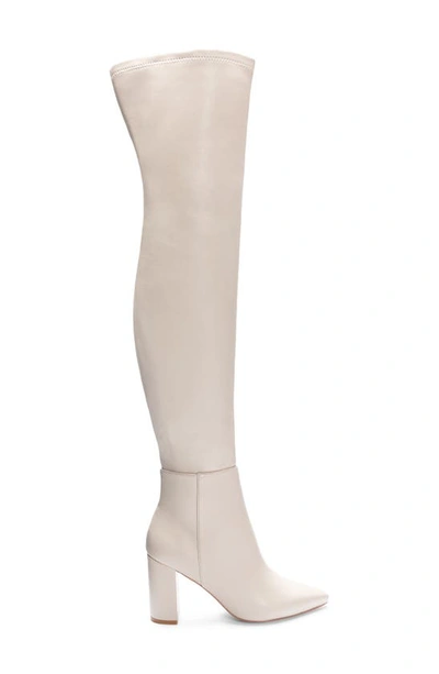 Shop Chinese Laundry Fun Times Over The Knee Boot In Cream