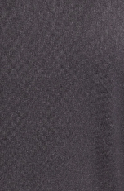 Hugo Boss Virgin Wool Suit In Dark Grey