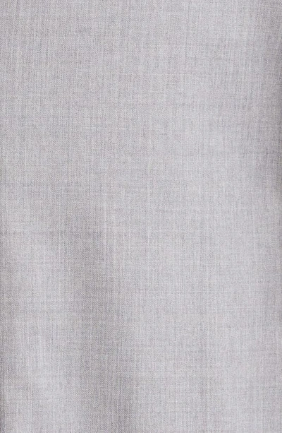 Shop Hugo Boss Virgin Wool Suit In Med Grey