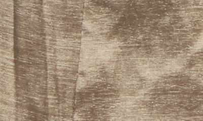 Alex Evenings Brushed Satin Tie Waist Blouse In Bronze