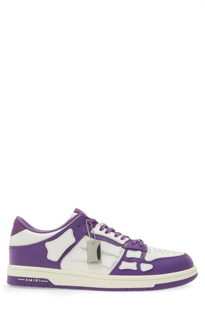 Shop Amiri Skeleton Low Top Sneaker In 510 - Purple