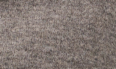 Cece Crystal Bow Puff Sleeve Sweater In Smoke Grey