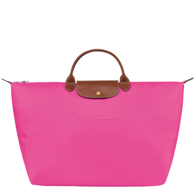 Shop Longchamp Sac De Voyage S Le Pliage Original In Candy