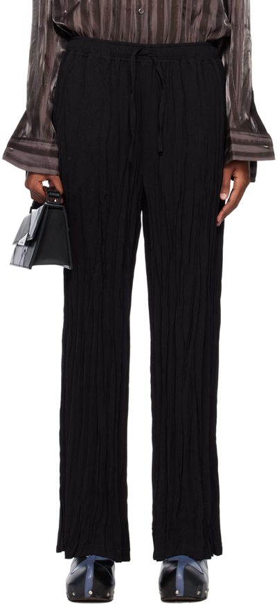 Shop Acne Studios Ssense Exclusive Black Trousers