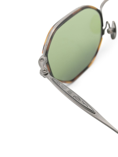 Matsuda Round-frame Sunglasses In Silver