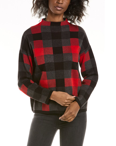 Shop Jones New York Jacquard Sweater In Red