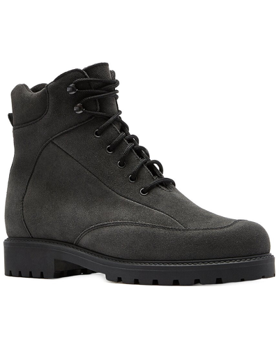 Shop La Canadienne Lucky Suede Boot In Grey
