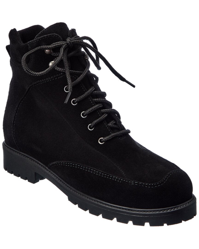 Shop La Canadienne Lucky Suede Boot In Black
