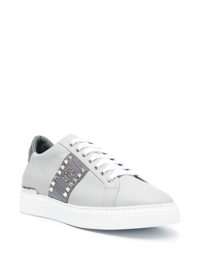 Philipp Plein The Plein Original Tm Low-top Sneakers In 灰色